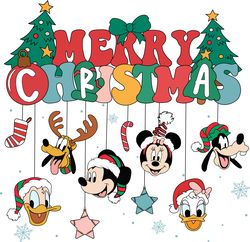 Disney Mickey Merry Chrismas Svg Png, Mouse Christmas Svg