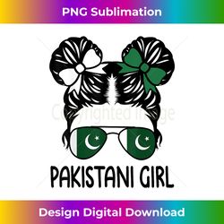 Pakistani Girl Messy Hair Pakistan Pride Patriotic Women Kid - Bohemian Sublimation Digital Download - Immerse in Creativity with Every Design