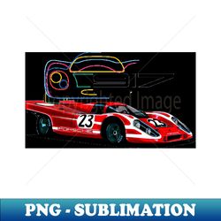 Outstanding adorable exclusive art legendary winner race 1970 24h of Le Mans Porsche 917K Hans Herrmann and Richard Attwood - Exclusive Sublimation Digital File - Fashionable and Fearless