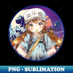 Graphic Art Platelet Comedy Japanese Anime - Elegant Sublimation PNG Download - Unleash Your Inner Rebellion