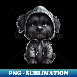 Hoodie Dog 1 - Premium Sublimation Digital Download - Capture Imagination with Every Detail