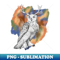 Great horned owl - Exclusive PNG Sublimation Download - Boost Your Success with this Inspirational PNG Download