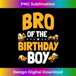 Bro of the Birthday Boy Construction Worker Bday Party - Vibrant Sublimation Digital Download - Infuse Everyday with a Celebratory Spirit