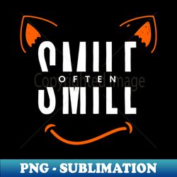 Smile Often - PNG Transparent Sublimation File - Perfect for Sublimation Mastery