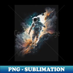 the falling astronaut space astronaut galaxy design - creative sublimation png download - create with confidence