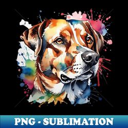 Dog watercolor - Modern Sublimation PNG File - Add a Festive Touch to Every Day