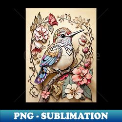 cute bird - Instant PNG Sublimation Download - Enhance Your Apparel with Stunning Detail