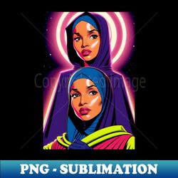 THE SQUAD-ILHAN OMAR 9 - Sublimation-Ready PNG File - Perfect for Personalization