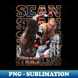 sean strickland fight - Retro PNG Sublimation Digital Download - Unleash Your Inner Rebellion