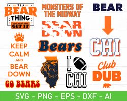 bears svg, bears png, mascot bears svg, go bears svg, go bears png, chicago svg, chicago png, chicago football svg, bear