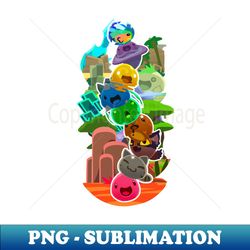 slime tower - Instant PNG Sublimation Download - Stunning Sublimation Graphics