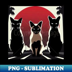Cats on Ventura Boulevard - Special Edition Sublimation PNG File - Create with Confidence