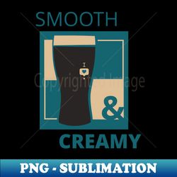 Smooth and Creamy Stout Beer - Premium PNG Sublimation File - Create with Confidence