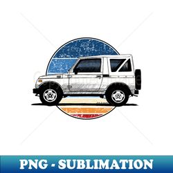 My drawing of the classic Japanese all-terrain 4x4 - Instant PNG Sublimation Download - Perfect for Creative Projects