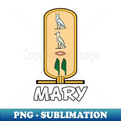 MARY-American names in hieroglyphic letters  a Khartouch - PNG Transparent Digital Download File for Sublimation - Vibrant and Eye-Catching Typography