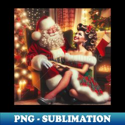 santa baby - sublimation-ready png file - stunning sublimation graphics