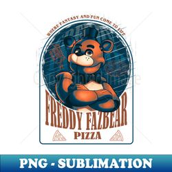 Freddy Fazbears Pizza - Artistic Sublimation Digital File - Unleash Your Inner Rebellion