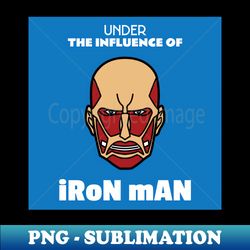 iRoN mAN - Vintage Sublimation PNG Download - Vibrant and Eye-Catching Typography
