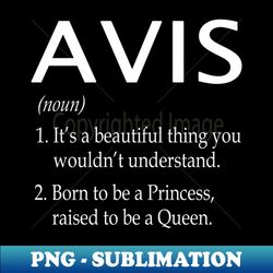 Avis Name Gift - Instant PNG Sublimation Download - Perfect for Creative Projects