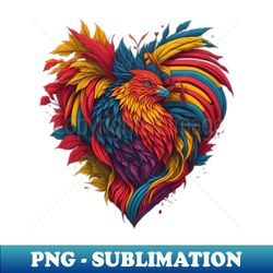Radiant Pride Heart - Decorative Sublimation PNG File - Unleash Your Creativity