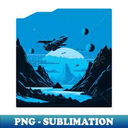 Synthwave Spaceship - Aesthetic Sublimation Digital File - Add a Festive Touch to Every Day