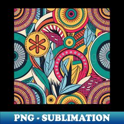 african patterns - retro png sublimation digital download - fashionable and fearless