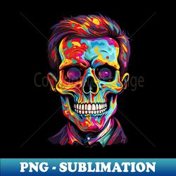 Halloween Skull face - Aesthetic Sublimation Digital File - Perfect for Personalization