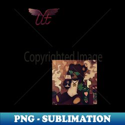 litq - cute teddy bear drinks wine on valentines day anime art - instant sublimation digital download - perfect for sublimation art