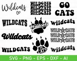 Wildcat Football svg, Wildcats Football, Wildcats svg, Wildcats Pride svg, Wildcats Baseball, Wildcats Basketball, go Wi