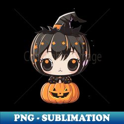 Halloween pumpkin guy design - Unique Sublimation PNG Download - Vibrant and Eye-Catching Typography
