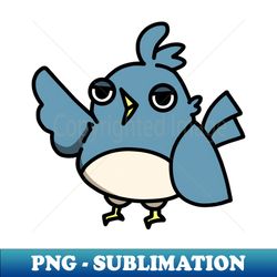 cute blue jay cartoon drawing design - Signature Sublimation PNG File - Instantly Transform Your Sublimation Projects