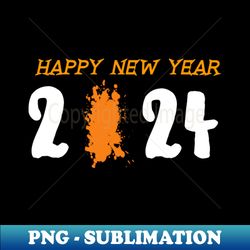 Happy new year 2024 - Decorative Sublimation PNG File - Bold & Eye-catching