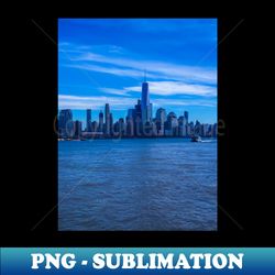 Skyscrapers Skyline Manhattan New York City - Modern Sublimation PNG File - Revolutionize Your Designs