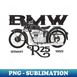 1955 BMW R25 - Unique Sublimation PNG Download - Perfect for Sublimation Art