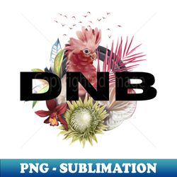 DNB - Tropical Pink Bass Bird - Stylish Sublimation Digital Download - Boost Your Success with this Inspirational PNG Download