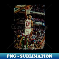 Michael Jordan Old Photo Vintage - Sublimation-Ready PNG File - Perfect for Creative Projects