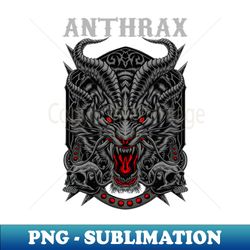 anthrax band merchandise - decorative sublimation png file - bring your designs to life