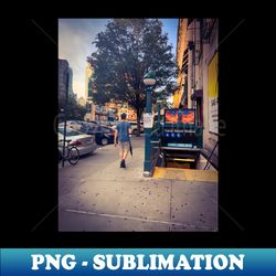 canal street manhattan new york city - artistic sublimation digital file - revolutionize your designs