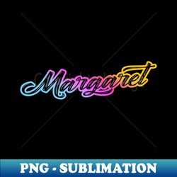 Name Margaret - PNG Transparent Digital Download File for Sublimation - Perfect for Personalization