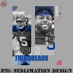 football png kayvon thibodeaux football paper poster giants 7