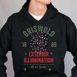 Griswold Illumination Sweatshirt, Funny Christmas Sweatshirt, Funny Holiday Sweatshirt, Holiday Movie Sweatshirt, Christ