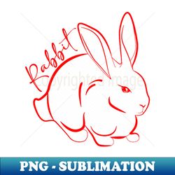 Rabbit drawing - Special Edition Sublimation PNG File - Capture Imagination with Every Detail