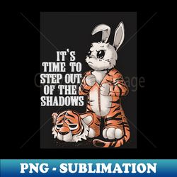 Happy New Year Rabbit - Sublimation-Ready PNG File - Bold & Eye-catching