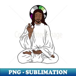 Lotus Jesus - Modern Sublimation PNG File - Revolutionize Your Designs
