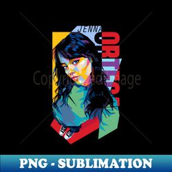 Jenna Wednesday Ortega - Elegant Sublimation PNG Download - Unleash Your Inner Rebellion