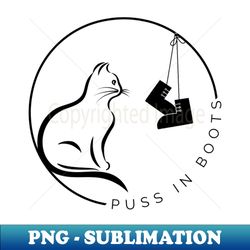 Puss In Boots logo - Instant Sublimation Digital Download - Unlock Vibrant Sublimation Designs