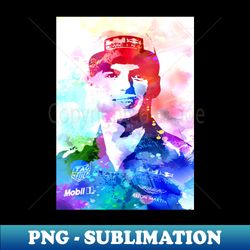 Max Verstappen Watercolor - Modern Sublimation PNG File - Spice Up Your Sublimation Projects