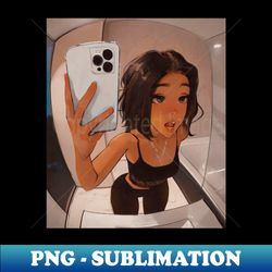 selfie - PNG Transparent Digital Download File for Sublimation - Unleash Your Inner Rebellion