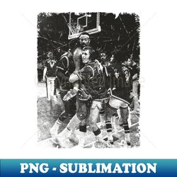 BLACKPENCIL - Pat Riley and Wilt on The Lakers Team - Modern Sublimation PNG File - Bold & Eye-catching