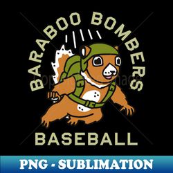 Baraboo Bombers Baseball Light - Aesthetic Sublimation Digital File - Instantly Transform Your Sublimation Projects
